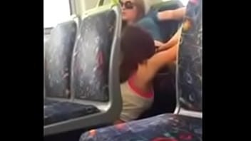 Amateur Lesbian Pussy Licking On Train